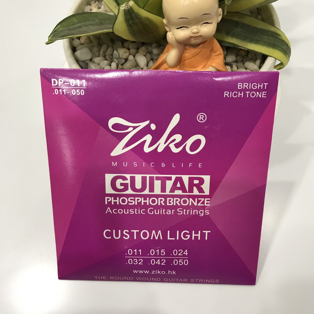 ZIKO DP Series- Bộ Dây Đàn Guitar Acoustic Phosphor Bronze Ziko DP-010 DP-011 DP-012