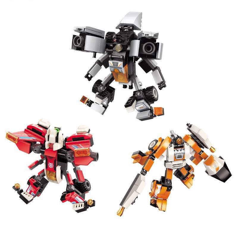 Đồ chơi lego lắp ráp Robot Autobot Chiến Đấu Kết hợp 6 trong 1 với 891 mảnh ghép