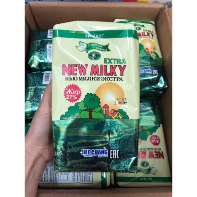 SỮA BỘT NGUYÊN KEM TĂNG CÂN NEW MILKY EXTRA GÓI 1KG