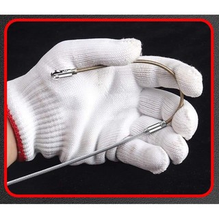 DÂY MỒI CÁP THÉP  LUỒN DÂY ĐIỆN TRONG ỐNG GHEN DẦU LÒ XO CÓ BÁNH XE TRỞ ĐẨY