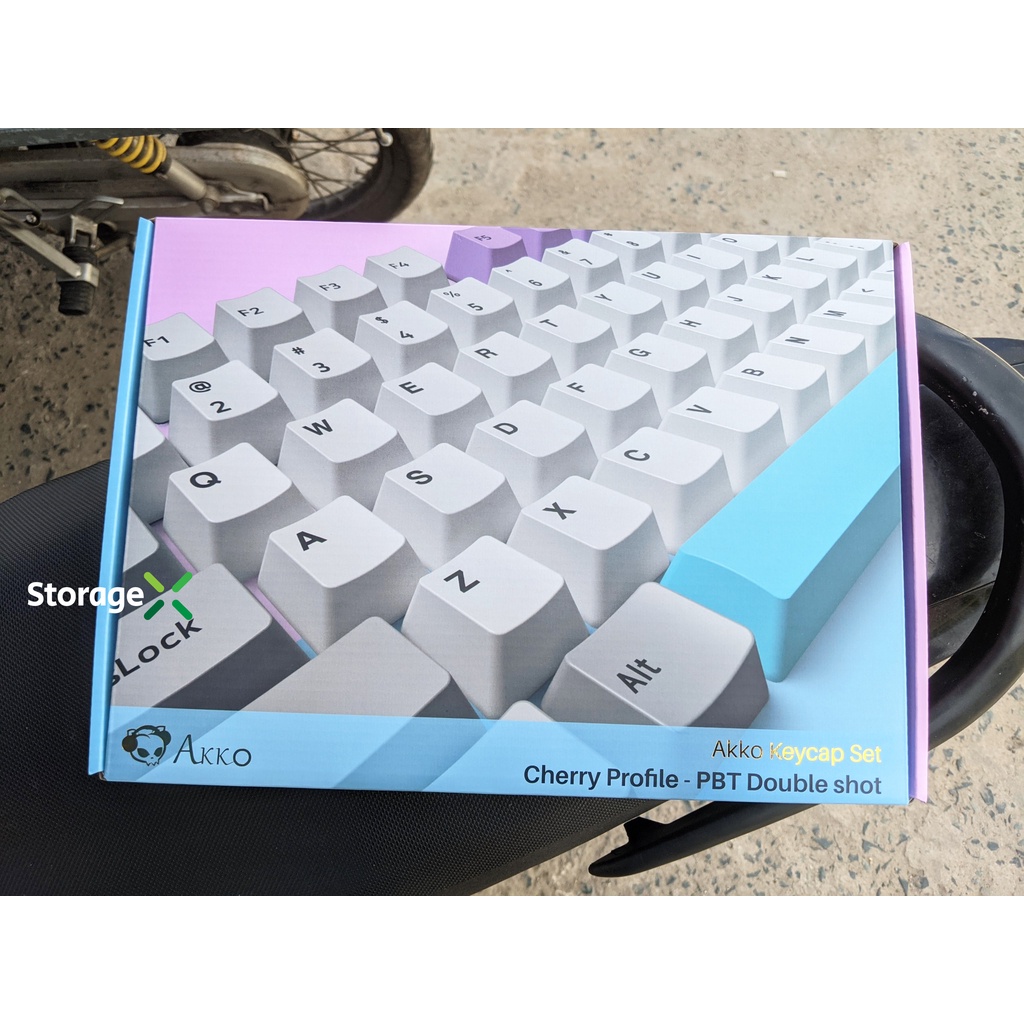 Bộ nút bàn phím cơ Keycap AKKO Silent  - Hàng chính hãng