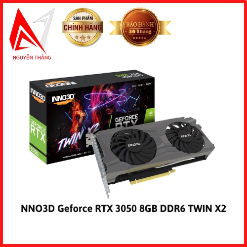 Vga Card Màn Hình INNO3D Geforce RTX 3050 TWIN X2 new chính hãng