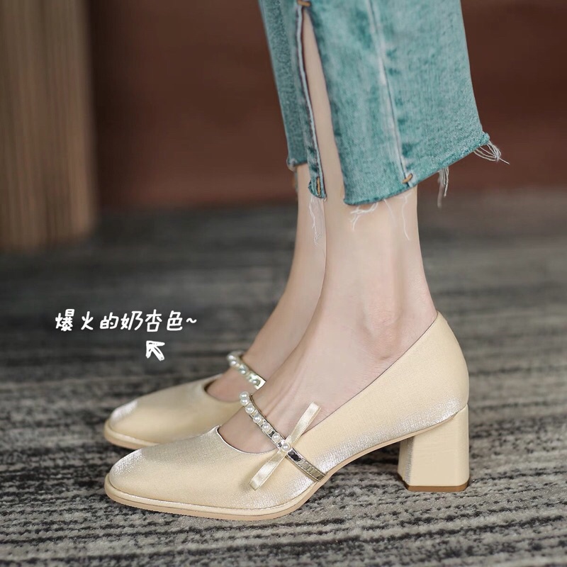 [ẢNH THẬT][GIÀY CAO GÓT ĐẾ XUỒNG LẤP LẤNH ĐÍNH NGỌC SANG CHẢNH]