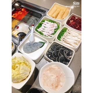 Tôm phỉ thuý mini Haidilao - Paste tôm hình lá 130gr