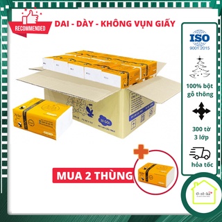 Giấy ăn gấu trúc thùng 30 gói Milan 3 lớp, chính hãng siêu dai không tan trong nước dùng lau tay,lau miệng - Oreka