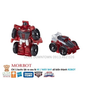 Morbot - Transformer Flip Racer 7cm - Xe lật 90 độ thành Robot - Phù hợp cho bé nhỏ