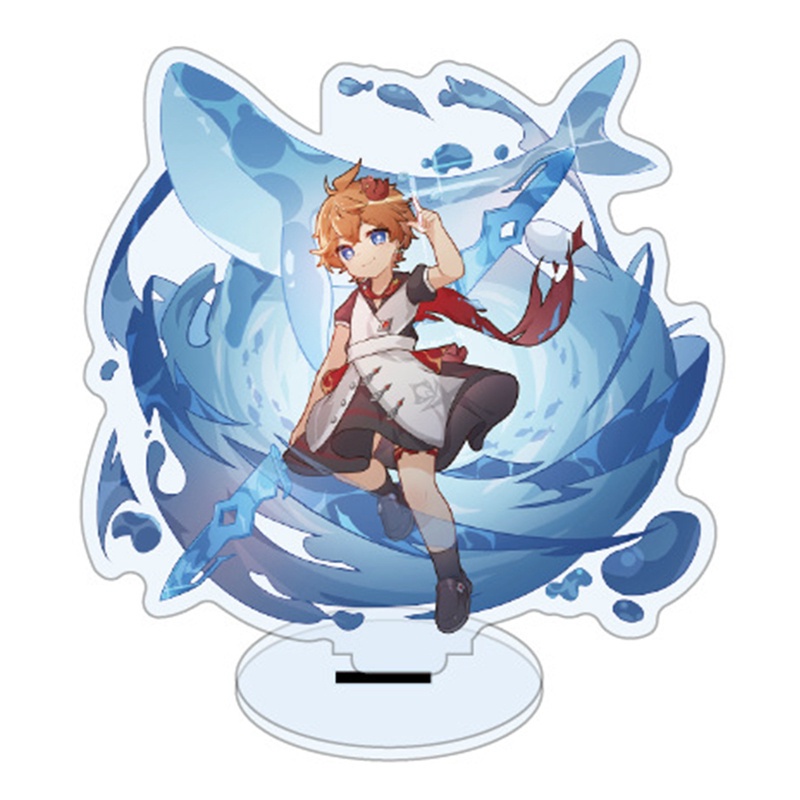 Mô hình đứng nhân vật trong game Genshin Impact cỡ 11cm bằng acrylic để bàn trang trí