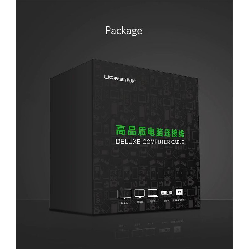 Cáp Chuyển Displayport Sang HDMI Dài 5M Ugreen 40436 Chính Hãng