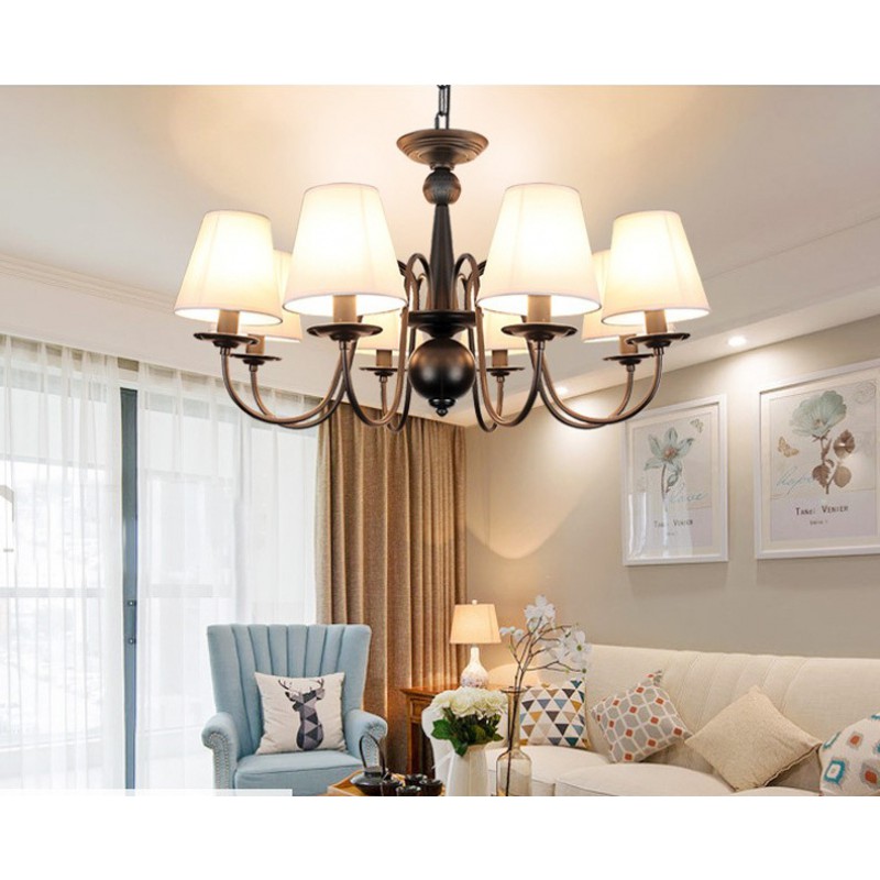 ĐÈN CHÙM TRANG TRÍ PHÒNG KHÁCH ĐƠN GIẢN DC112/6