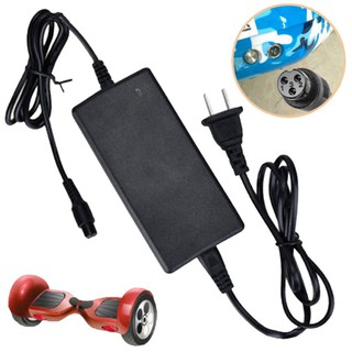 Bộ sạc Pin 36 V Cho Xe điện cân Bằng, Xe Drift, Đầu giắc tròn 3 chấu,Có đèn báo đầy