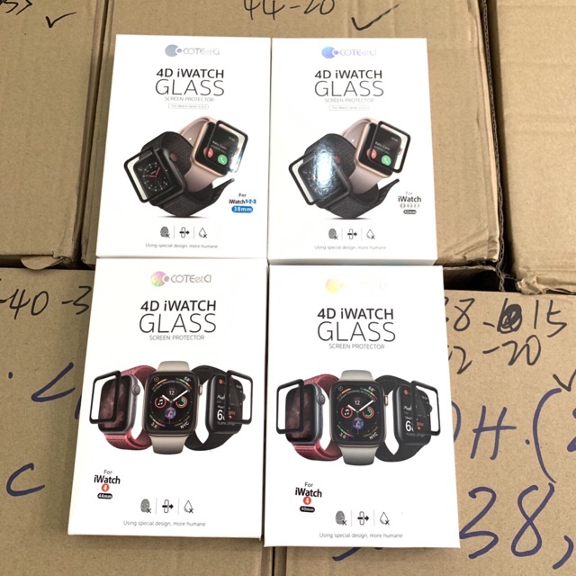 Cường lực apple watch chính hãng COTEetCI đủ seri 1,2,3,4