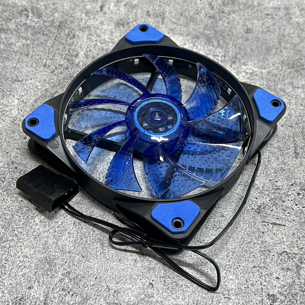 FAN CASE 12' CÓ LED BJ1215 BJ12025 BINJU ĐỎ TRẮNG XANH DÙNG CHO CASE MÁY TÍNH