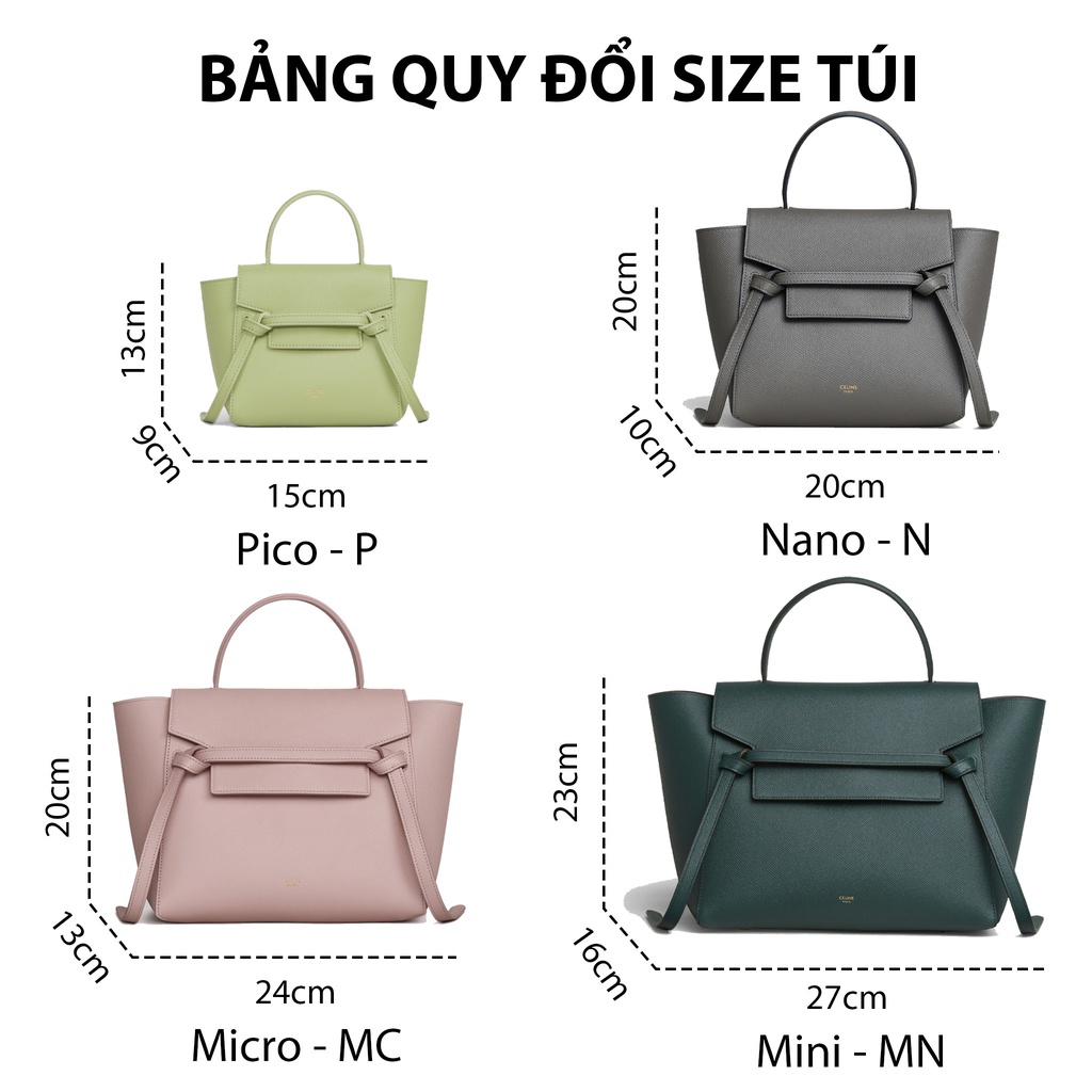 EBE LÓT TÚI Celi Belt cao cấp full Size | Khách có nhu cầu may Lót túi bất kỳ vui lòng Chat với Shop