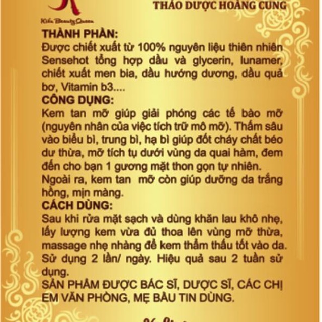 Kem tan mỡ mặt MUA 2 TẶNG 1