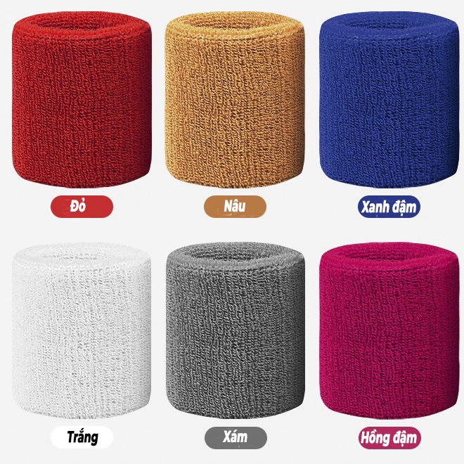 Băng Cuốn Cổ Tay, Băng đeo cổ tay Thể Thao, Chất Liệu Cotton Co Giãn 4 Chiều Thấm Mồ Hôi.