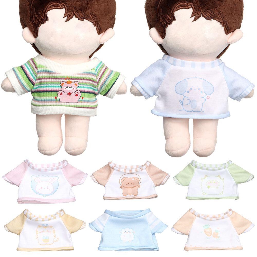 RAINBOW For 20cm T-Shirt Handmade Suit Collocation Doll Clothes Toys Replacement Clothes DIY Clothing Short Sleeved