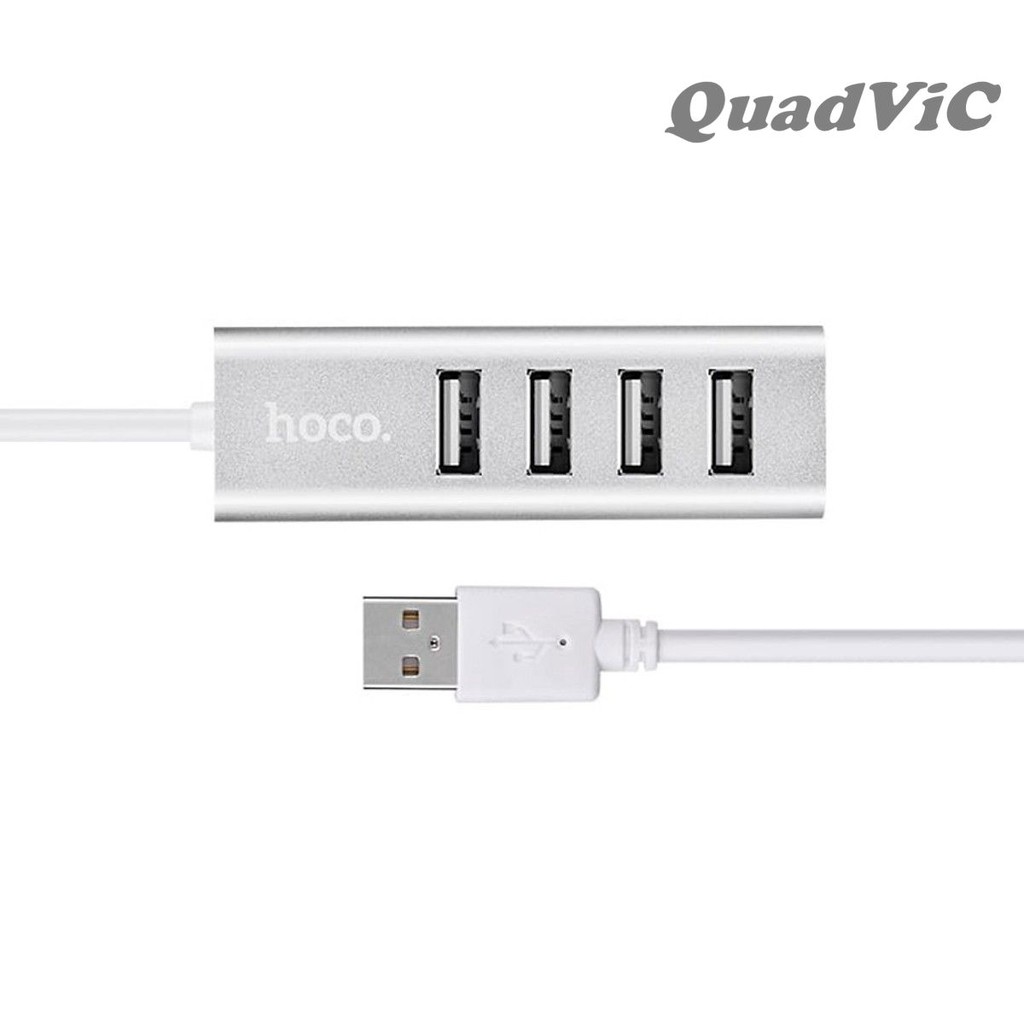 Hub bộ chuyển đổi 4 cổng USB - A Hoco HB1 từ máy tính - Hàng chính hãng BH 1 Tháng QUADVIC.COM N00101