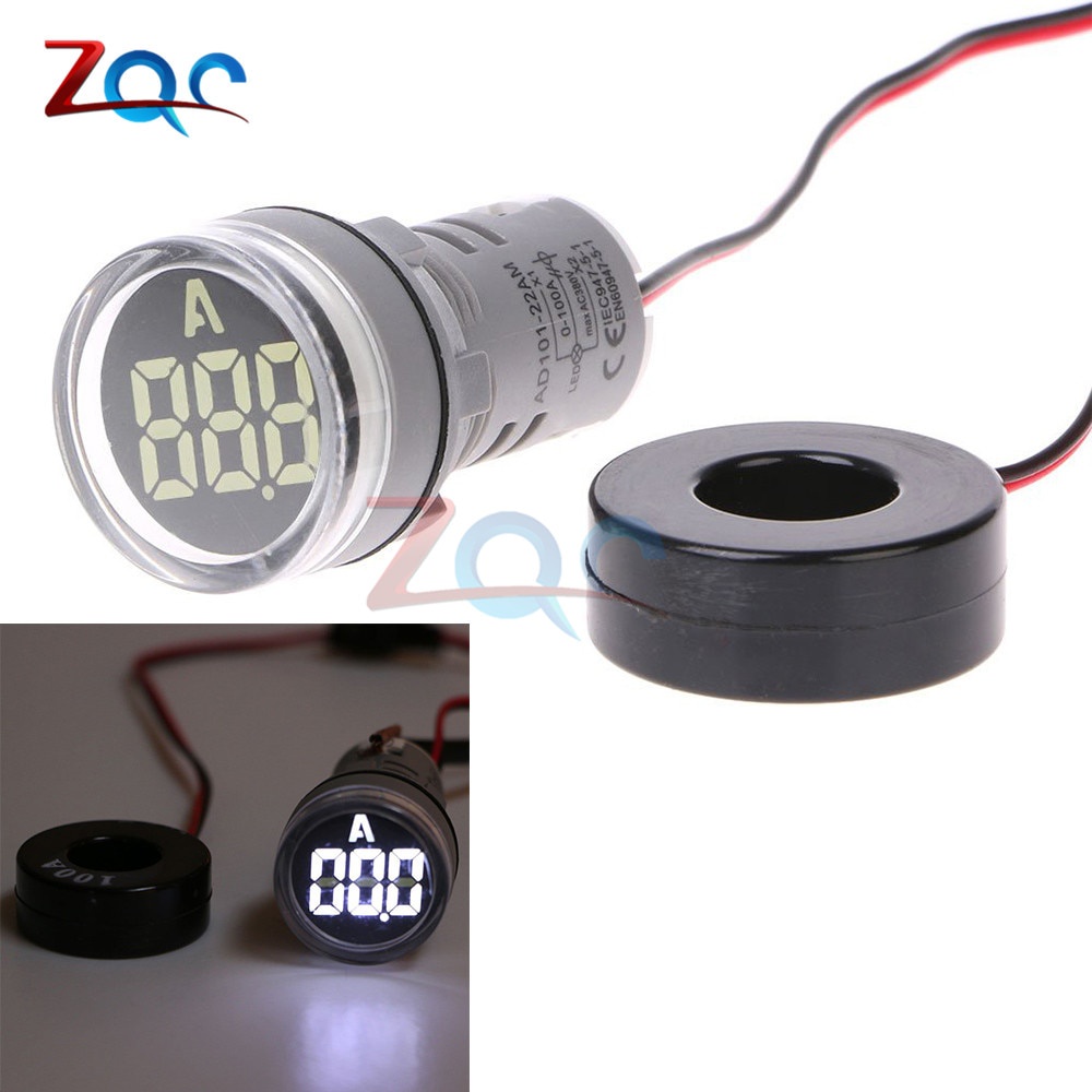 Ampe kế kỹ thuật số Ac220V 0-100a 22mm 220v chuyên dụng