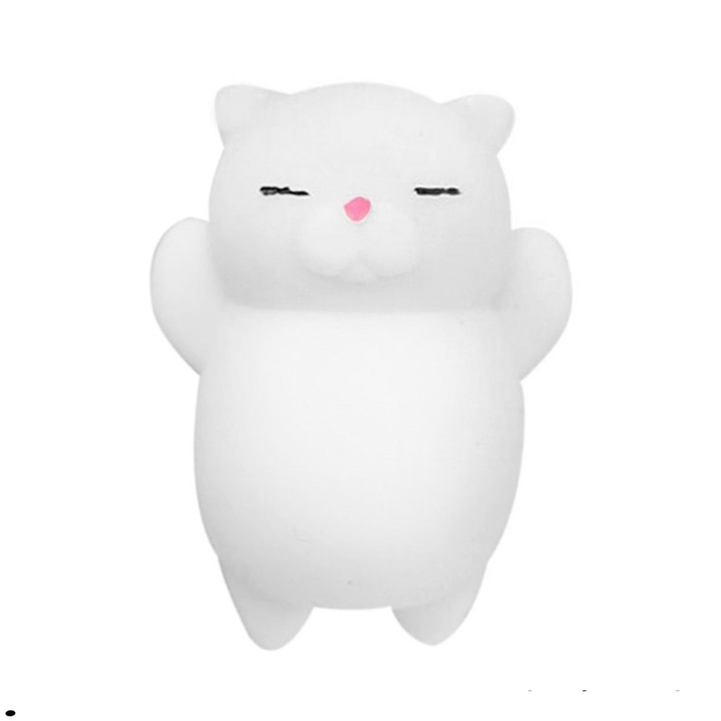 Đồ Chơi Squishy Hình Mèo Mochi Mềm Mại Giúp Giảm Stress