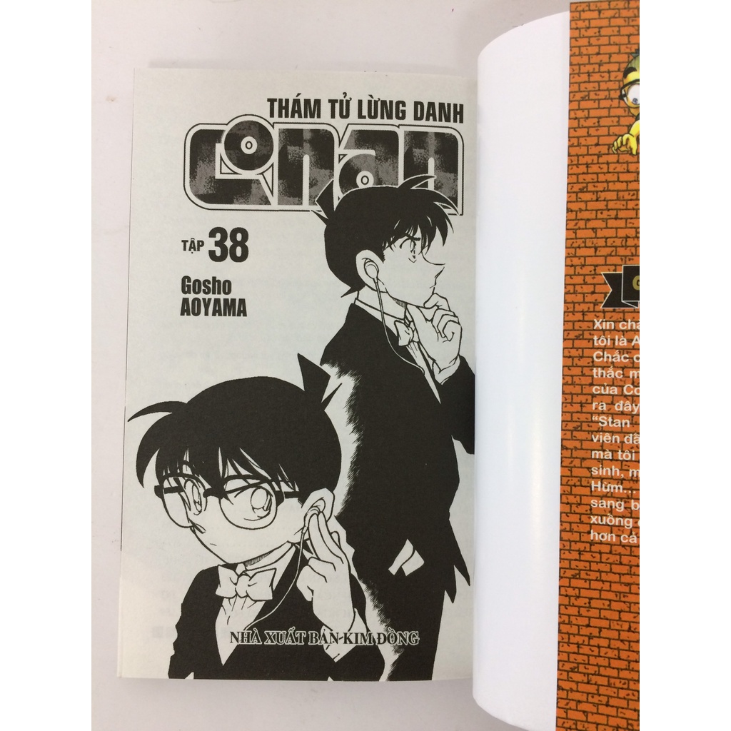Sách - Thám tử lừng danh Conan - Tập 38