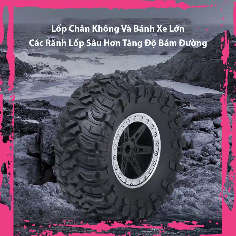 [Mẫu Mới][Bán Chạy] Xe Điều Khiển Tốc Độ Cao Rock ClimBing RC 2.4 GHz 4WD Off-Road Mọi Địa Hình - Hot