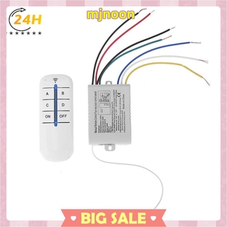 Bộ Điều Khiển Từ Xa 4 Kênh 220v Rf Không Dây Thông Minh