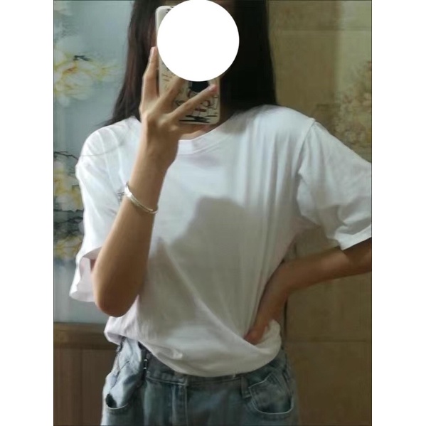 Áo thun cotton dáng rộng dễ phối đồ chất cực mát [Hàng sẵn ship luôn]