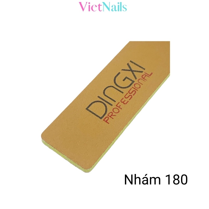 Dũa Móng Tay DINGXI Giấy Nhám Nhập Mỹ Kiểu Vuông Đại Bản Rộng 27mm Và Dũa Nail Loại Mỏng Bản 19mm