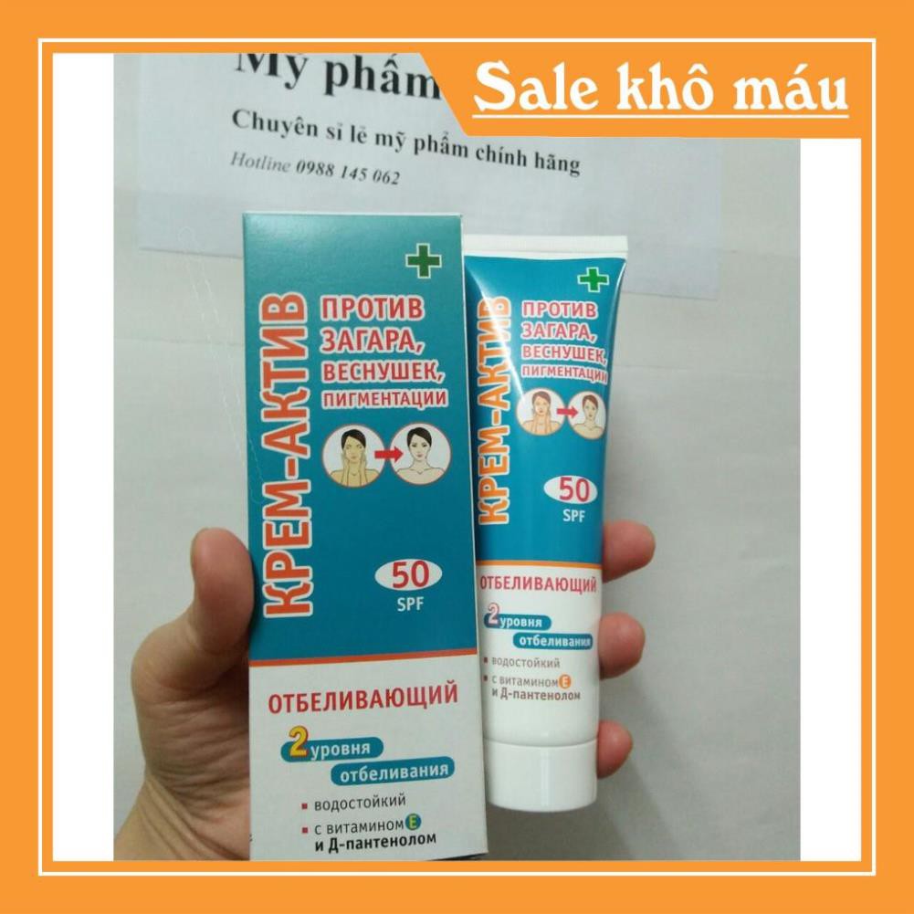 Kem chống nắng Nga xanh Aktive 100ml spf 50