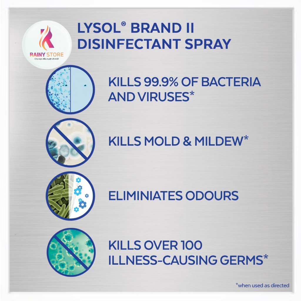 Xịt phòng diệt khuẩn cao cấp Lysol Disinfectant 538g chính hãng của Mỹ