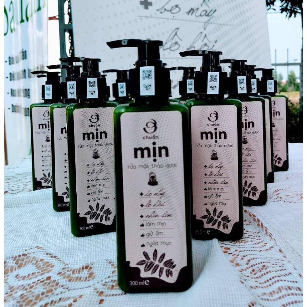 MỊN- Sữa rửa mặt thảo dược AN THÁI HƯNG  Làm sáng, mịn, giữ ẩm cho da, ngăn ngừa mụn