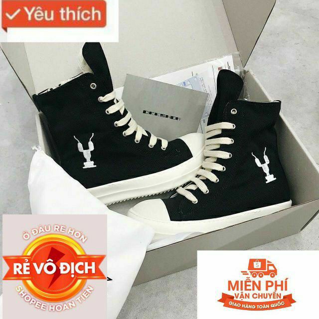 < FLASH SALE > VIDEO+ẢNH THẬT < GIÀY SNEAKER RICK OWENS MICKEY | BigBuy360 - bigbuy360.vn