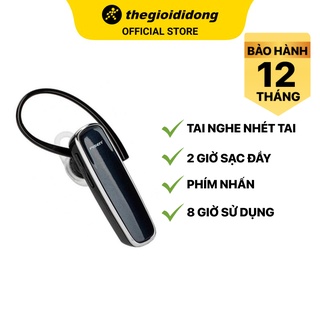 Tai nghe bluetooth nhét tai pisen le002+ đen chính hãng bh 12 tháng - pin 8 giờ có hộp sạc