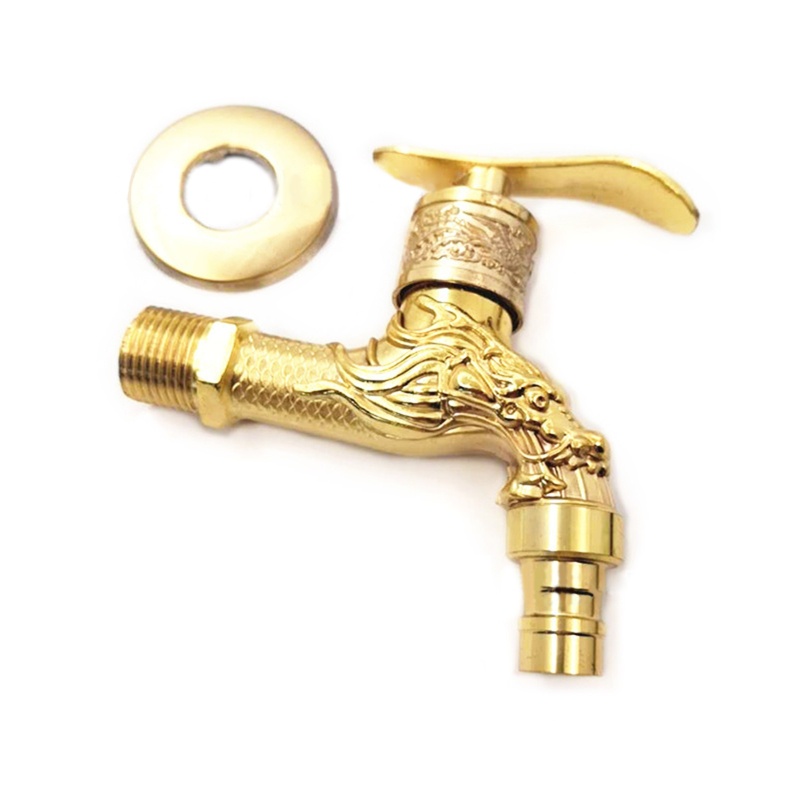 Qq * Vòi Nước Lạnh Đơn Kiểu Cổ Điển Cho Bể Bơi w Dragon Patte