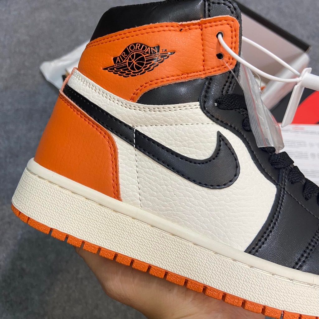 JORDAN 1 HIGH CAM ĐEN,[MIỄN PHÍ ĐỔI TRẢ] GIÀY JD1 CỔ CAO CỰC HOT DÀNH CHO NAM NỮ