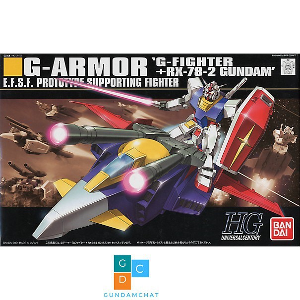 Mô hình lắp ráp Gundam HG UC G-Armor Bandai - GDC - Gundamchat