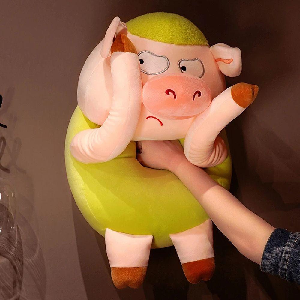 LANFY Chú Heo Giận Dữ Nhồi Bông Mềm Mại Đáng Yêu Cho Bé