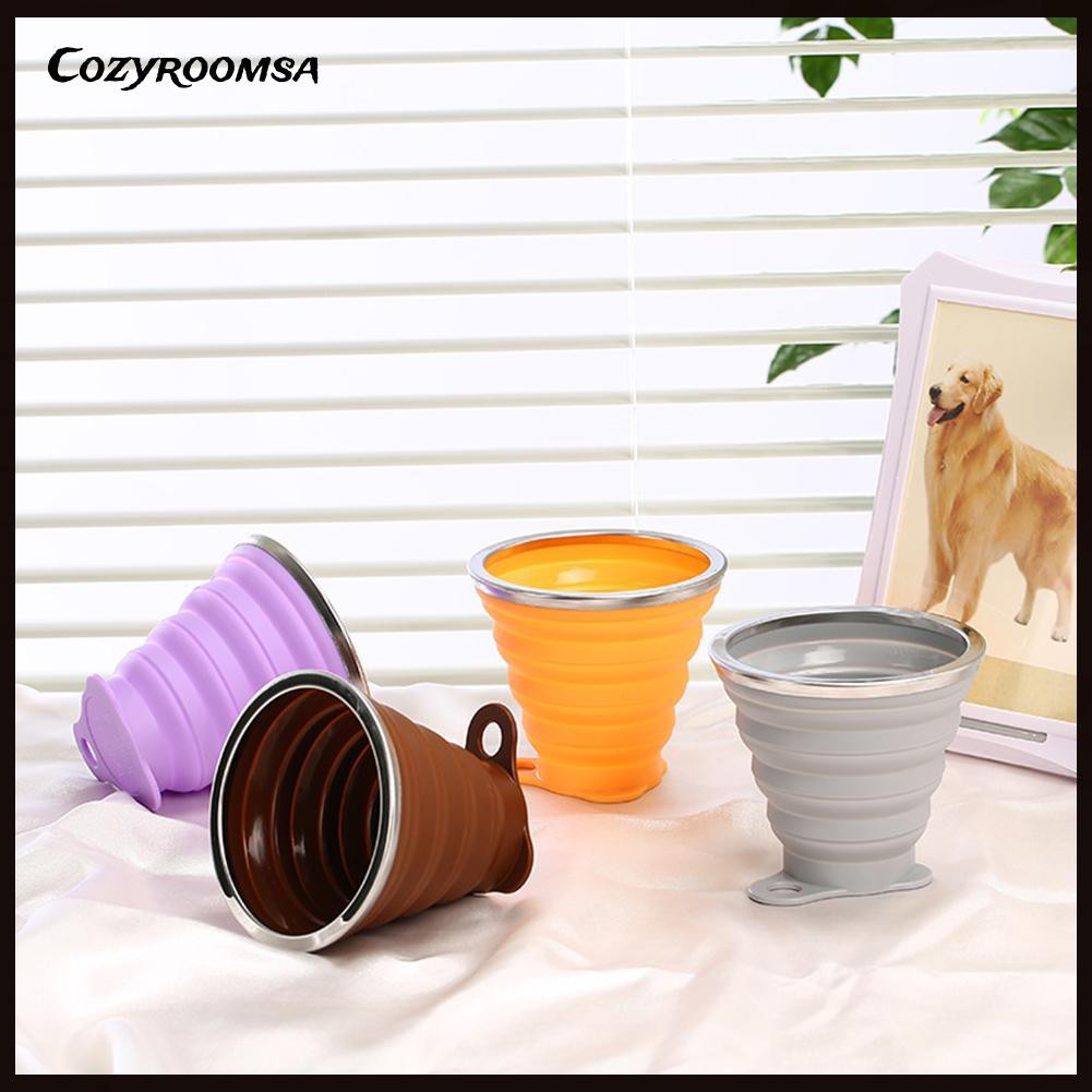 Cốc Nước Silicon Gấp Gọn Tiện Lợi Dung Tích 270ml