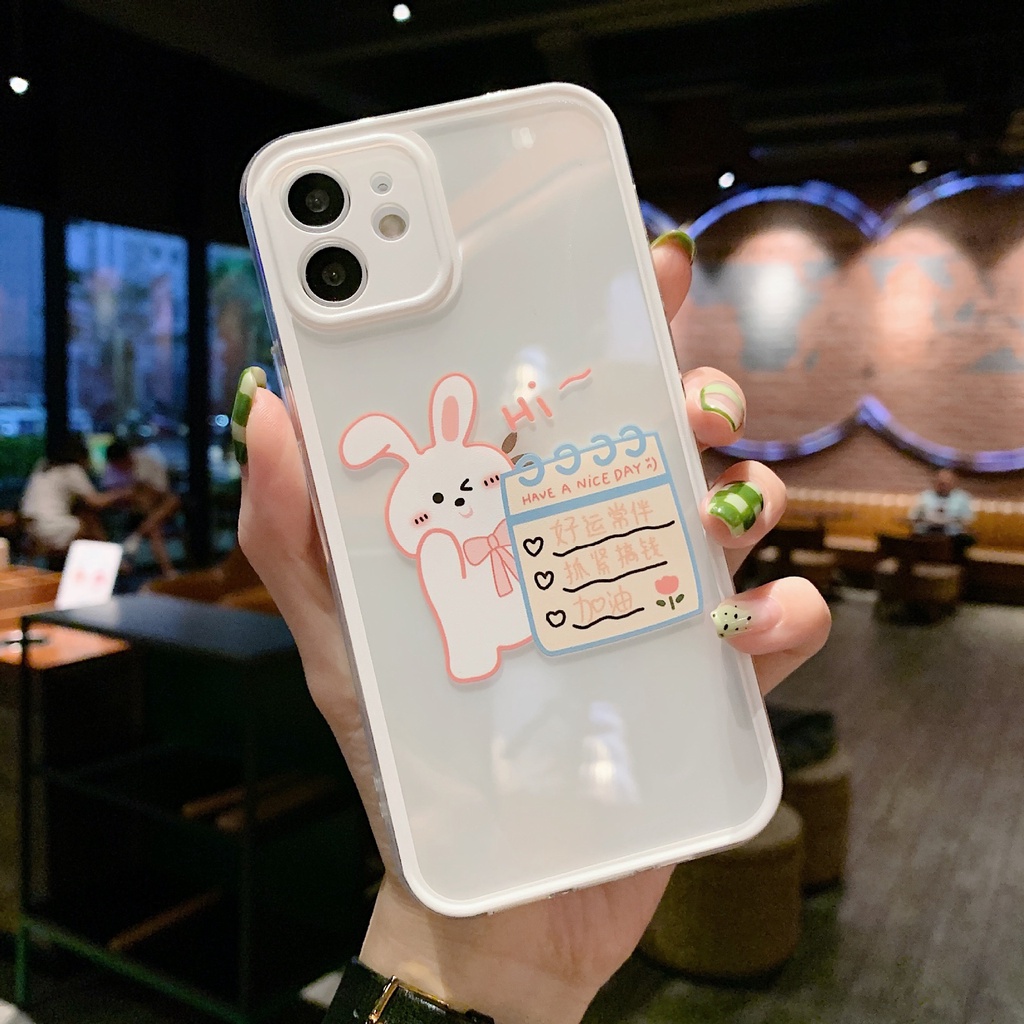 Ốp Viền Camera Gấu Và Thỏ Cho Iphone 13 Promax đến 7Plus-ZUMI STORE