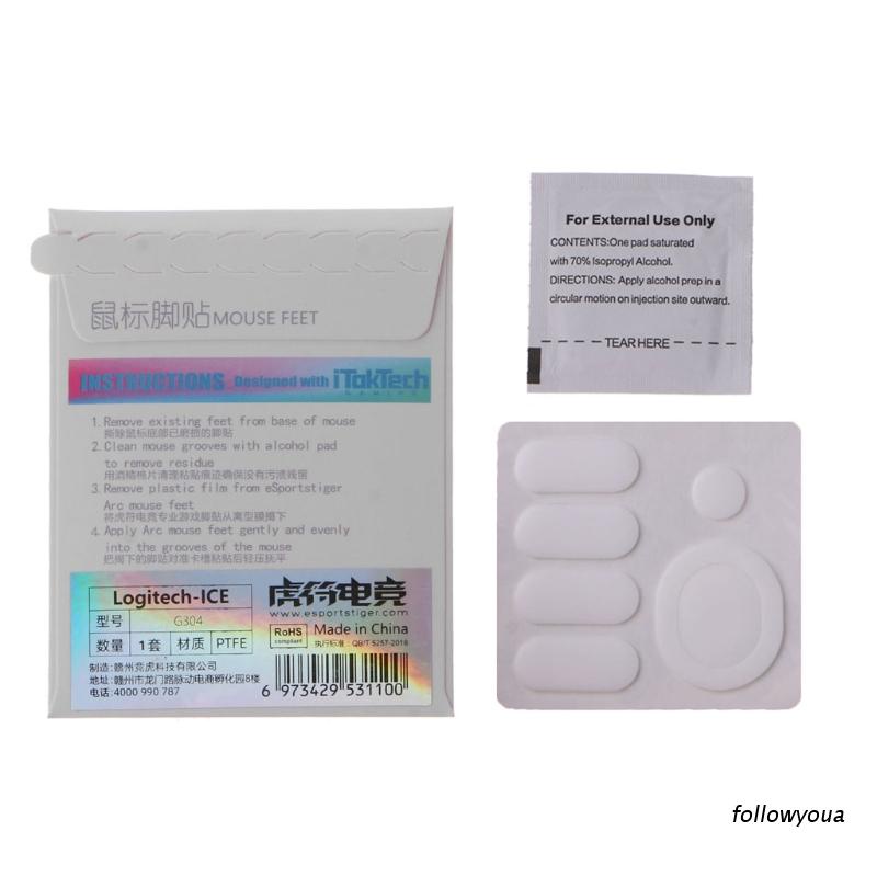 1 Gói Miếng Lót Chân Chuột Máy Tính Logitech G304 / G305 Edge