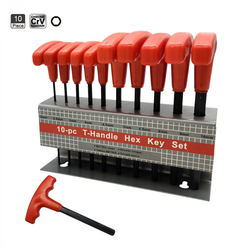 Set 10 Cờ Lê Lục Giác Chữ T Đa Năng Tiện Dụng