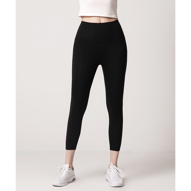 Quần legging nữ dài cạp cao nâng mông ZENA vải cotton co giãn tốt Q36