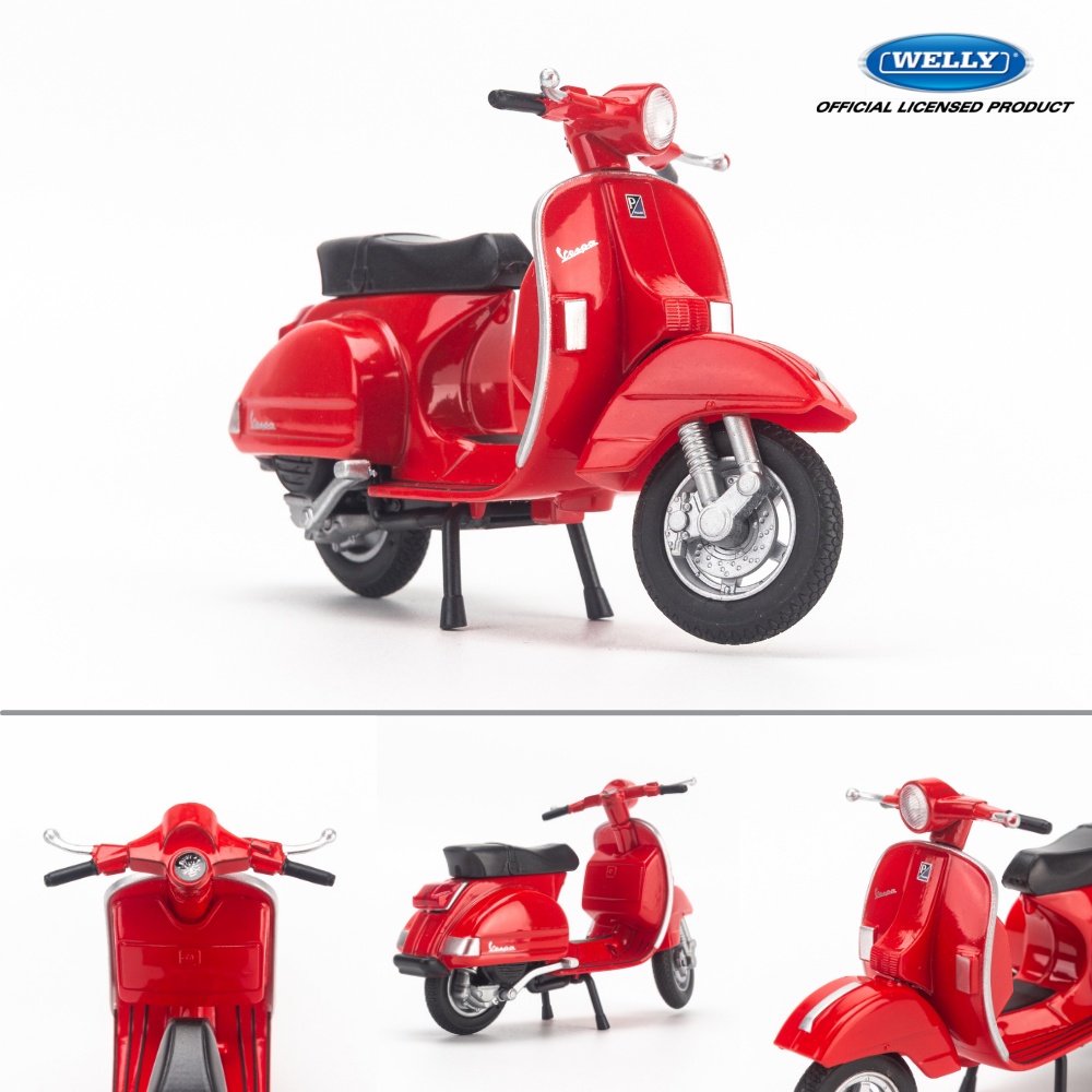 Mô hình xe máy Vespa 946, PX, GTS125 1:18 Welly