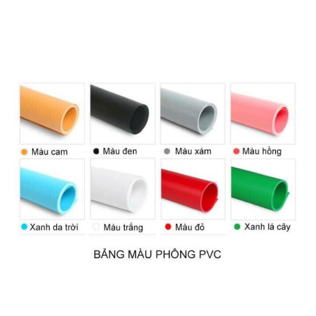 Phông nền nhựa pvc loại dày nhiều size 8 màu hot 2020