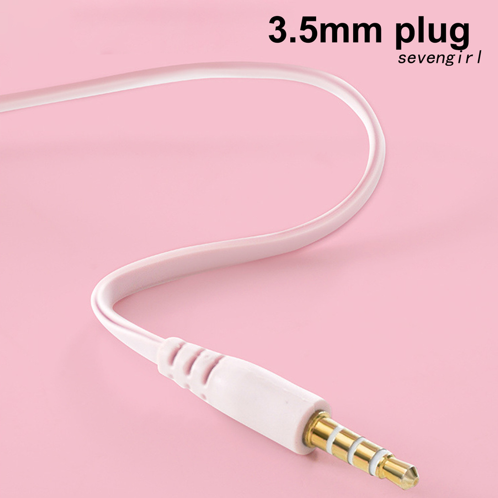 Tai Nghe Nhét Tai Jack 3.5mm Có Micro Hình Gấu Đáng Yêu Cho Bé