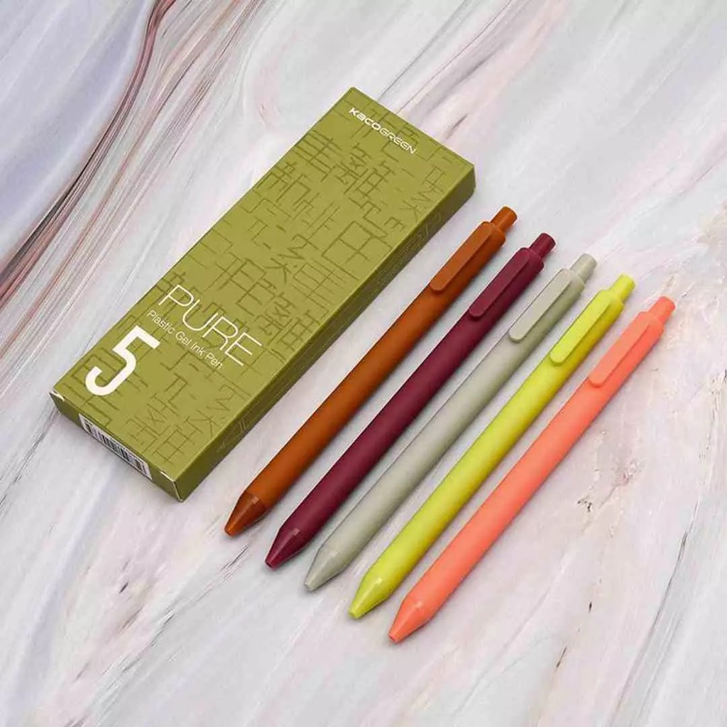 Xiaomi Youpin Bút Mực Gel  Kaco Nhiều Màu Ngòi 0.5m