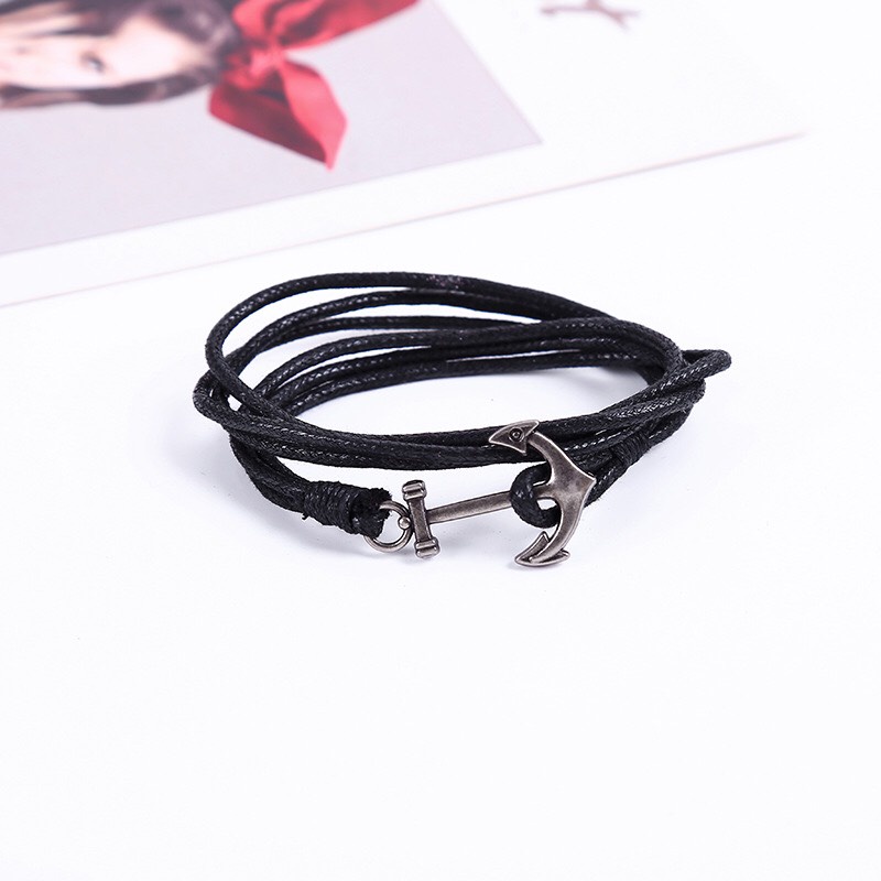 Combo 6 Vòng Tay Da Handmade Phong Cách E652