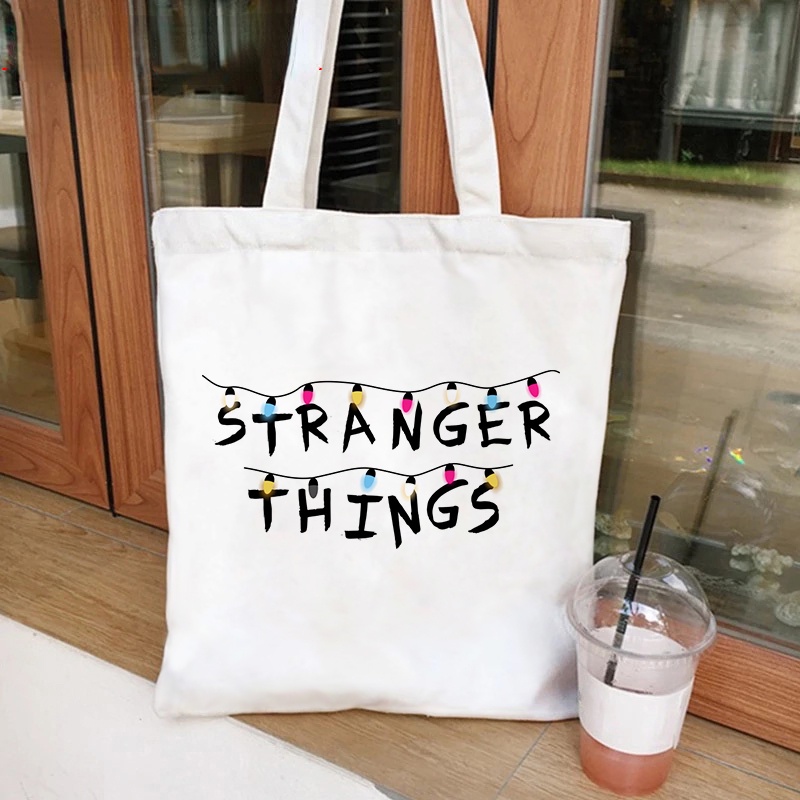 Túi Xách Canvas Mua Sắm 4 Ngăn Thời Trang Harajuku Thân Thiện Với Môi Trường Cho Nữ