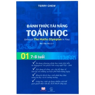 Sách Đánh thức tài năng toán học 1 - Á Châu Books( 7 - 8 tuổi )