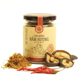 Chà bông nấm hương Nấm Tươi Cười - Vị cay ngọt (100g)